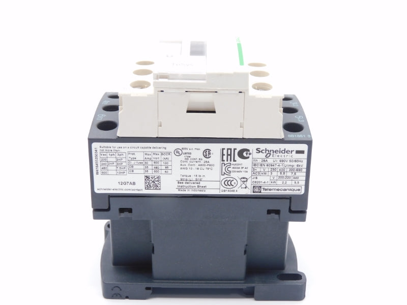 SCHNEIDER ELECTRIC LC1D12G7 120V 25A NSMP