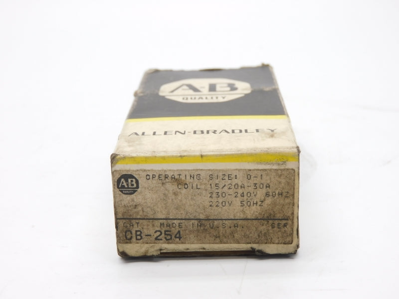 ALLEN BRADLEY CB-254 220/230-240V 15/20-30A (BK/YL) NSMP