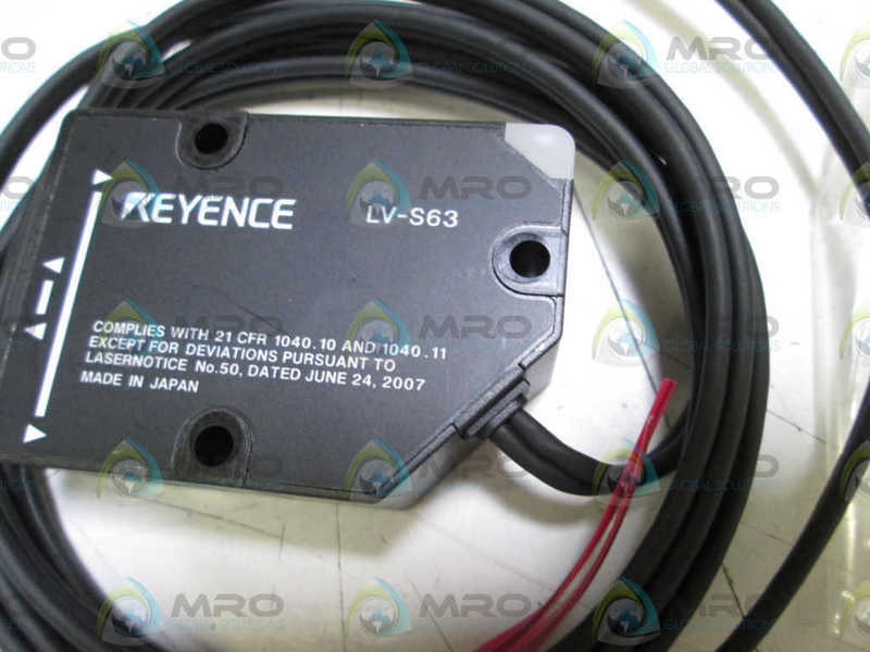 KEYENCE SENSOR LASER LV-S63 NSMP