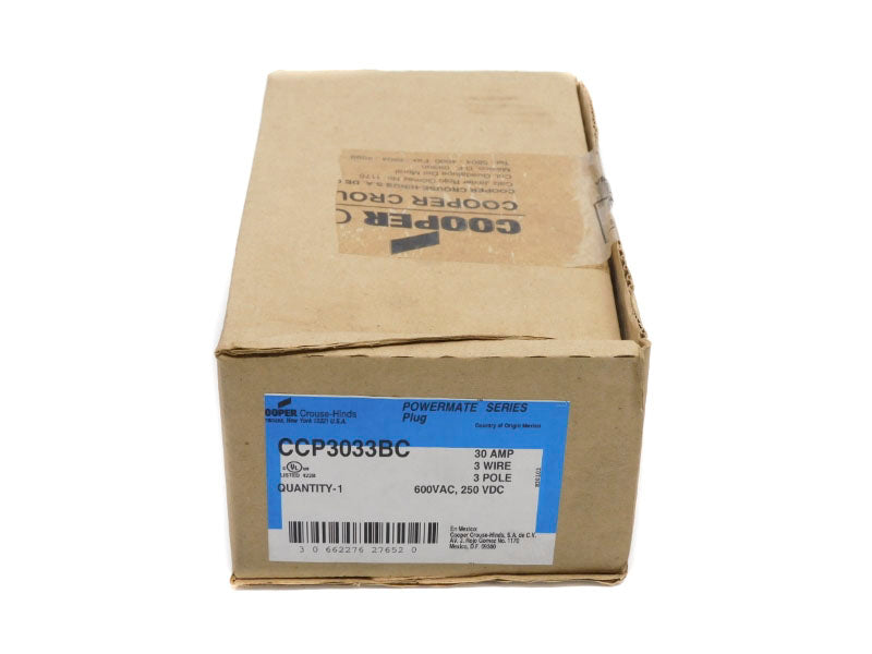 CROUSE HINDS CCP3033BC 600VAC 30A NSFS