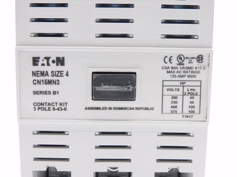 EATON CN15MN3A 110/120V 135A NSMP