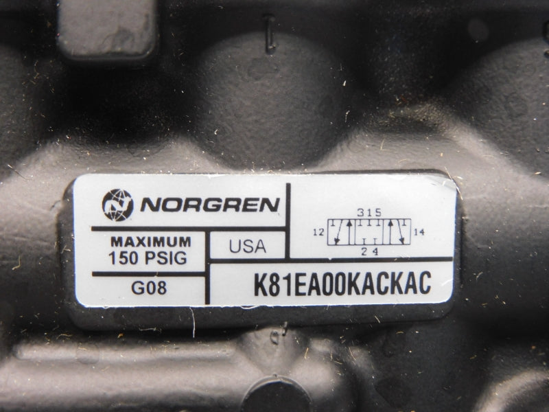 NORGREN K81EA00KACKAC 150PSI NSNP
