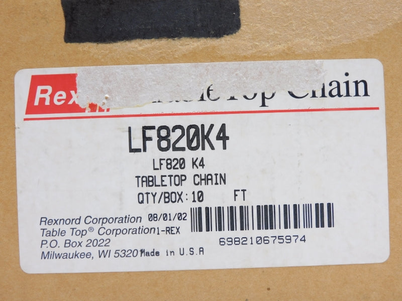 REXNORD LF820K4 10FT NSMP