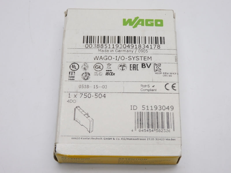 WAGO 750-504 NSFS