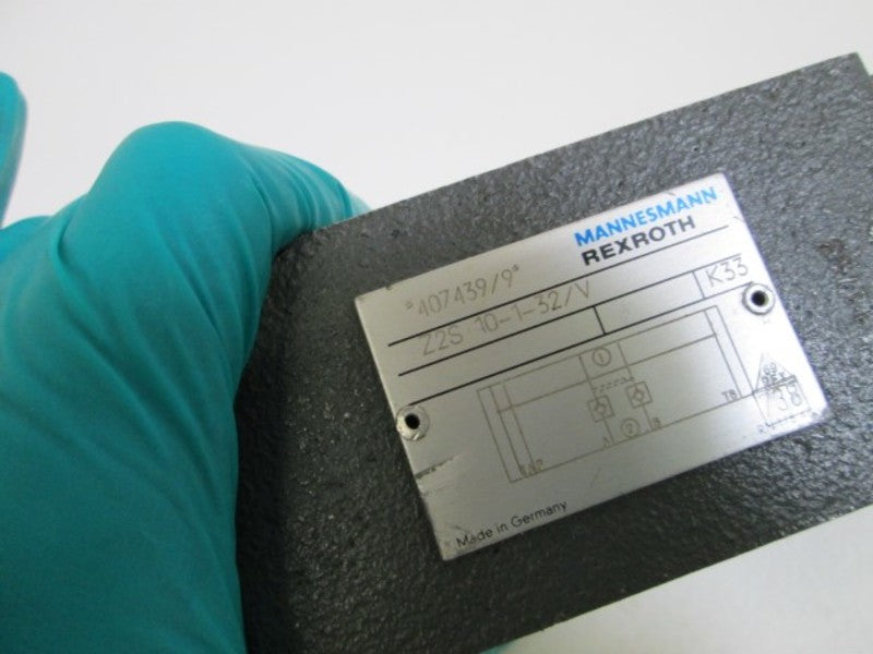 MANNESMANN REXROTH HYDRUALIC VALVE Z2S 10-1-32/V NSNP