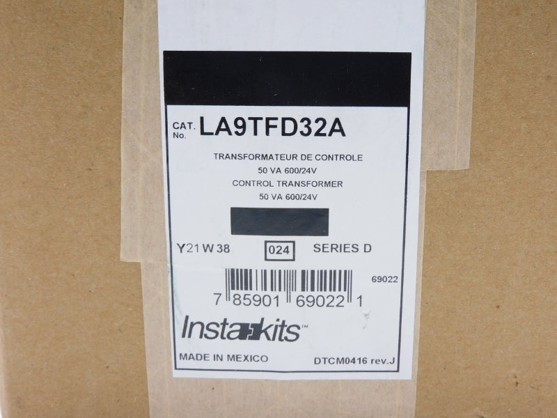 INSTA KITS LA9TFD32A SER. D 600/24V NSFS