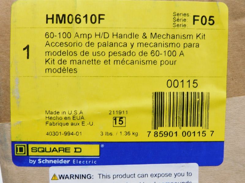SQUARE D HM0610F SER. F05 60-100A NSMP