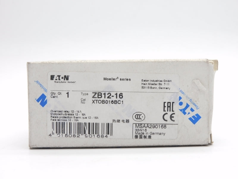 EATON XTOB016BC1 ZB12-16 690V 12-16A NSMP