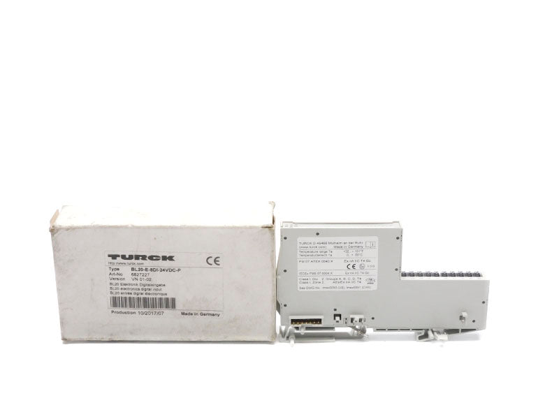 TURCK BL20-E-8DI-24VDC-P 6827227 24VDC NSMP