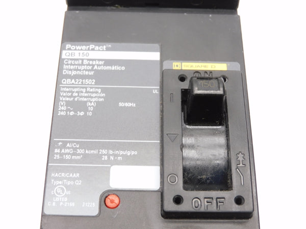 SQUARE D QBA221502 240V 150A NSMP