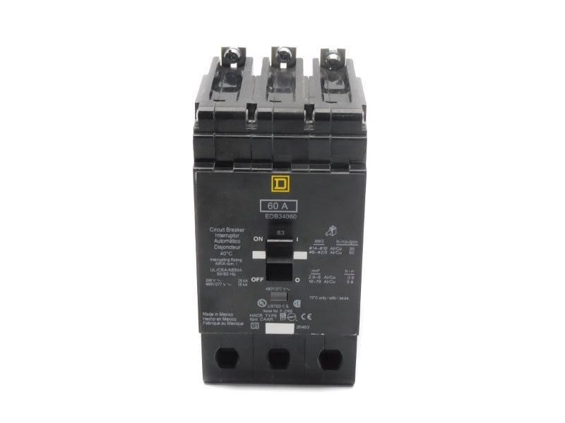 SQUARE D EDB34060 277V 60A UNMP