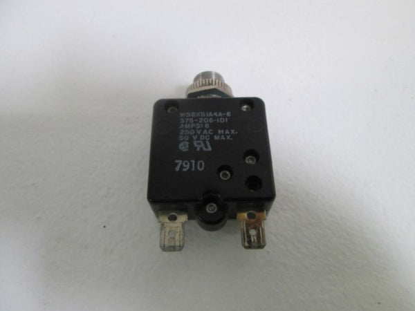 LOT OF 2 POTTER & BRUMFIELD CIRCUIT BREAKER W58XB1A4A-6 UNMP