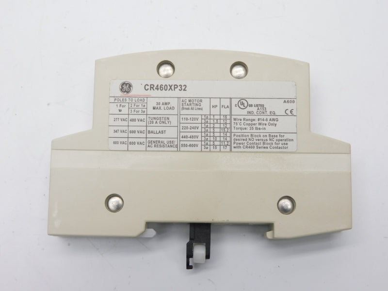 GENERAL ELECTRIC CR460XP32 600VAC 30A NSMP