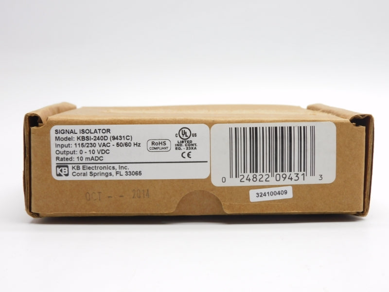 KB ELECTRONICS KBSI-240D 9431C 115/230VAC NSMP