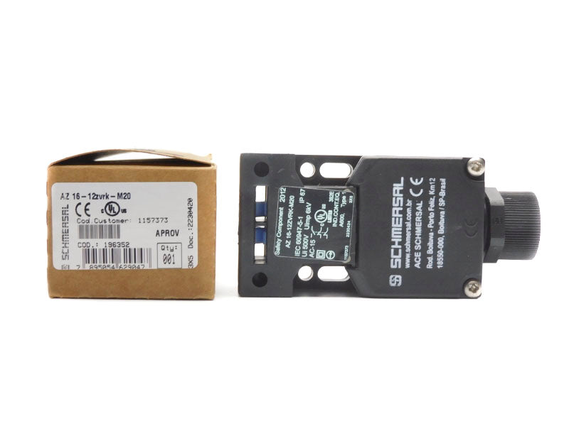 SCHMERSAL AZ16-12ZVRK-M20 1157373 500V (NO KEY) NSMP
