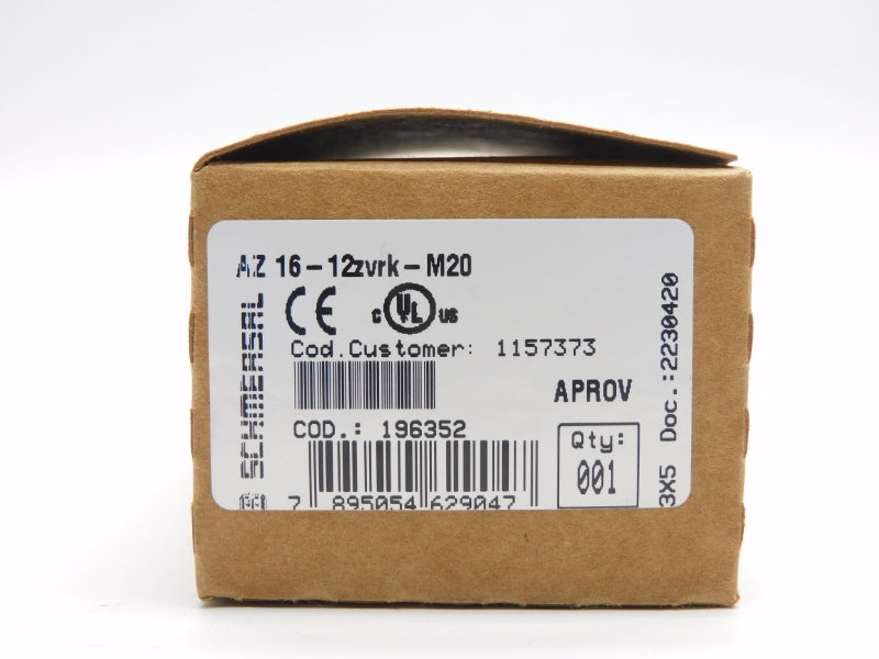 SCHMERSAL AZ16-12ZVRK-M20 1157373 500V (NO KEY) NSMP
