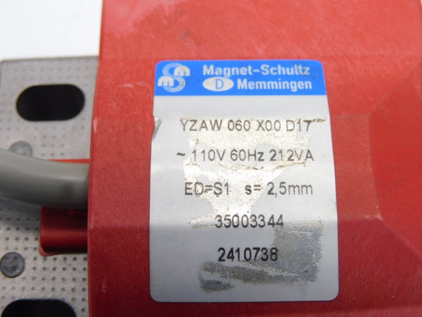 MAGNET-SCHULTZ MEMMINGEN YZAW060X00D17 110V NSNP