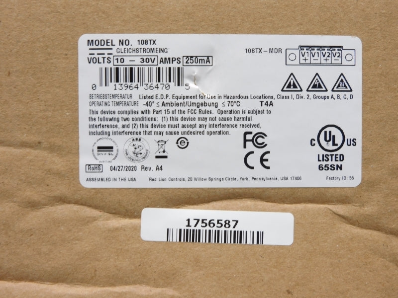 N-TRON 108TX 10-30V NSFS