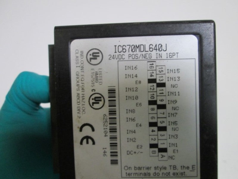 GE FANUC IC670MDL640J UNMP
