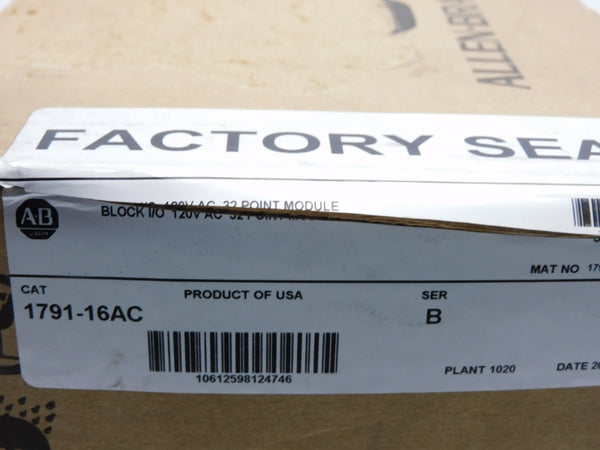 ALLEN BRADLEY 1791-16AC SER. B 79-132VAC 0.6A NSMP
