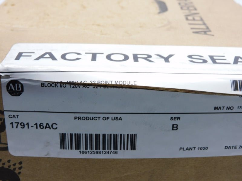 ALLEN BRADLEY 1791-16AC SER. B 79-132VAC 0.6A NSMP