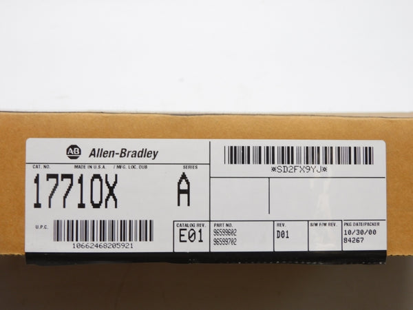 ALLEN BRADLEY 1771-OX SER. A 250VAC 2A REV. D02 NUPI