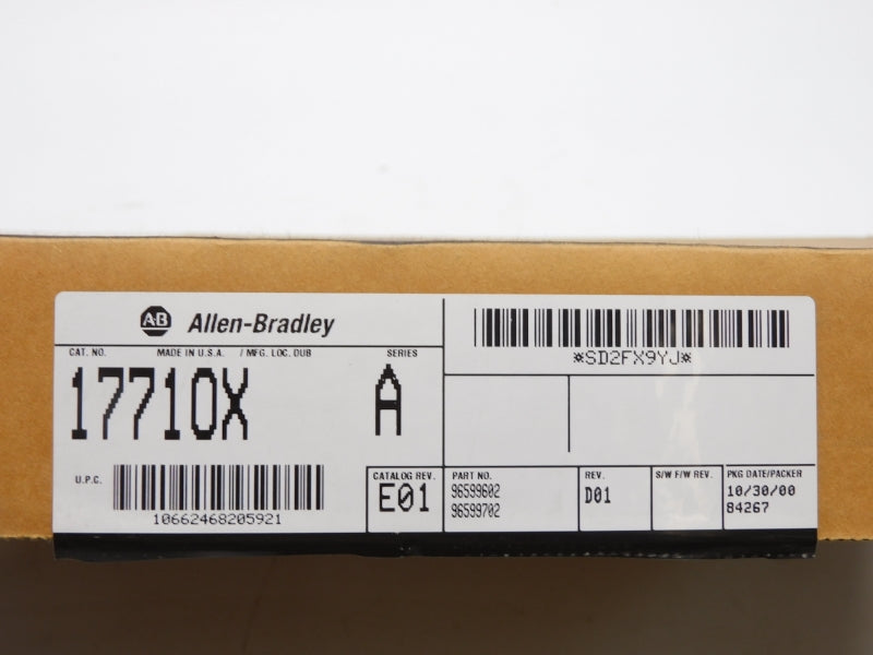 ALLEN BRADLEY 1771-OX SER. A 250VAC 2A REV. D02 NUPI