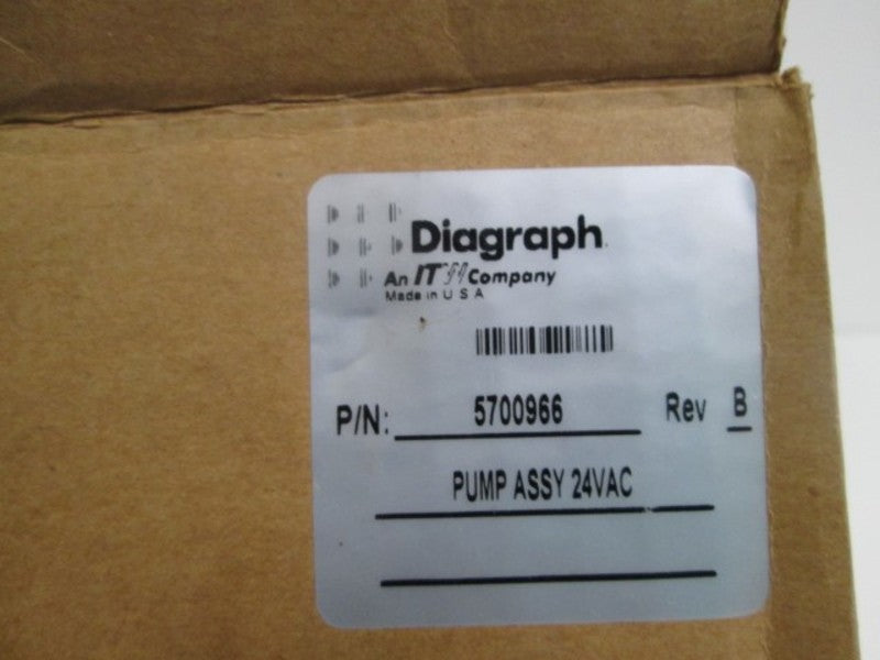 DIAGRAPH PUMP ASSY 24VAC 5700966 REV. B  NSMP