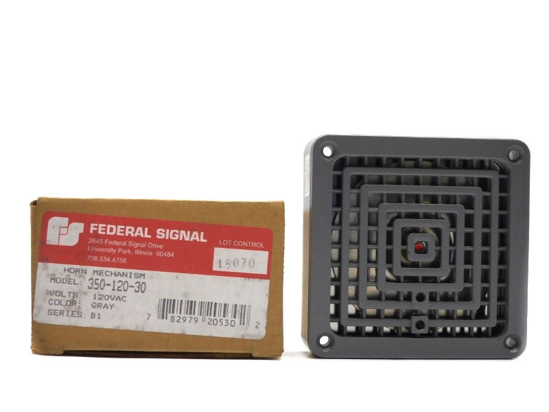 FEDERAL SIGNAL 350-120-30 SER. B1 120VAC 0.22/0.18A NSMP