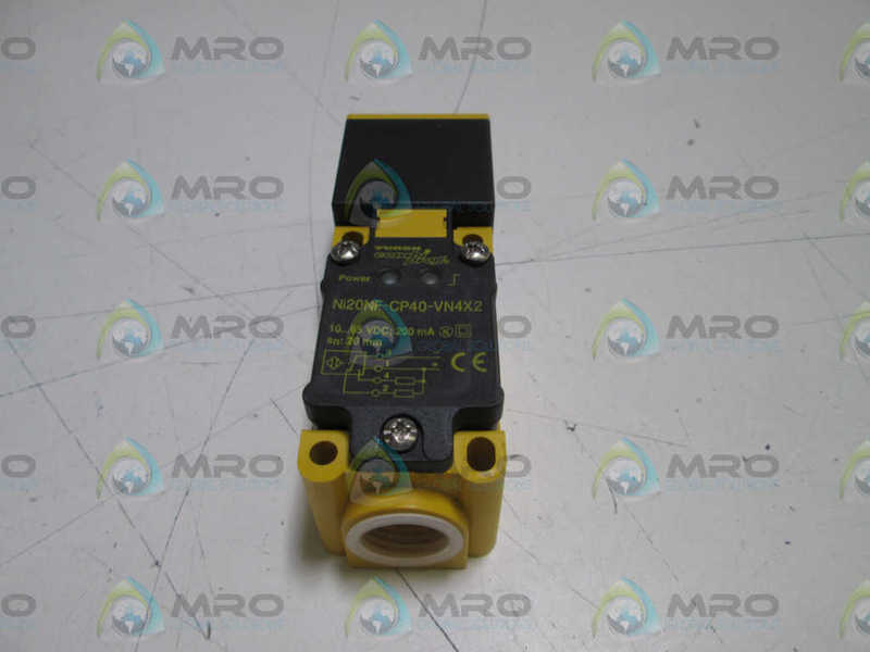 TURCK PROXIMITY SENSOR Ni20NF-CP40-VN4X2  NSMP