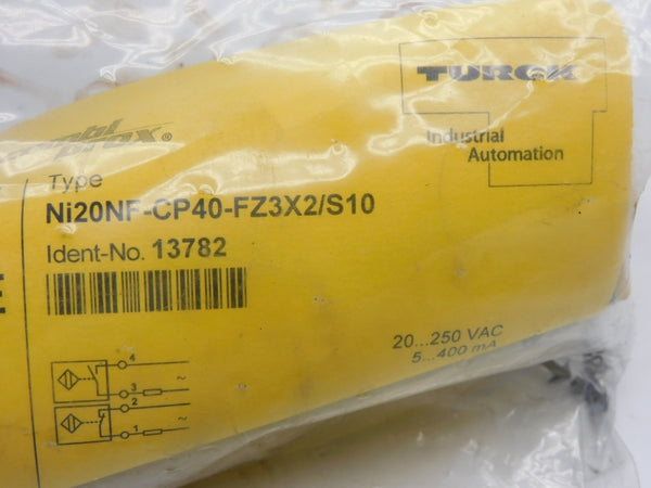 TURCK NI20NF-CP40-FZ3X2/S10 13782 20-250VAC NSMP