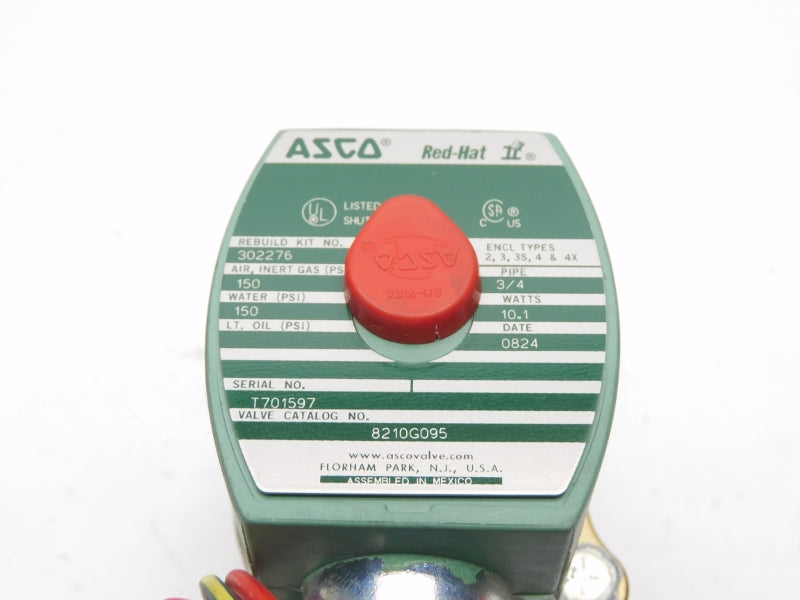 ASCO 8210G095 110/120V 150PSI 3/4" NSNP