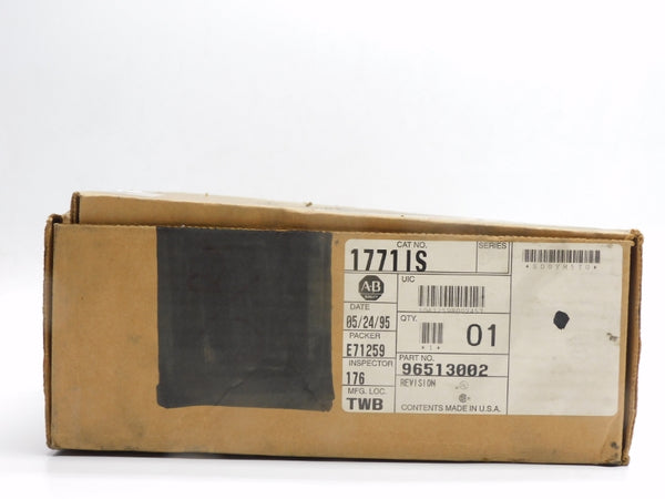 ALLEN BRADLEY 1771-IS SER. A 5VDC 0.8A F/W B NUPI