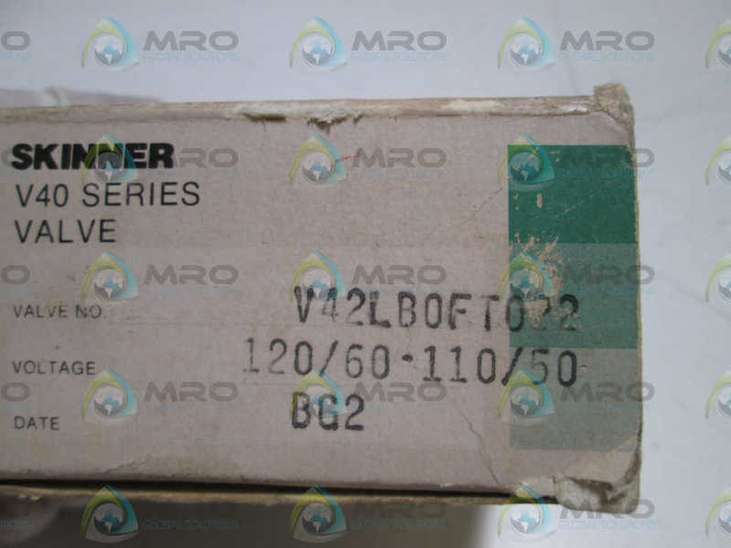 SKINNER VALVE SOLENOID VALVE V42LB0FT022 NSMP
