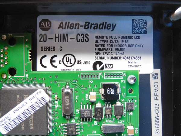 ALLEN BRADLEY 20-HIM-C3S SER. C F/W 6.001 12VDC NSMP
