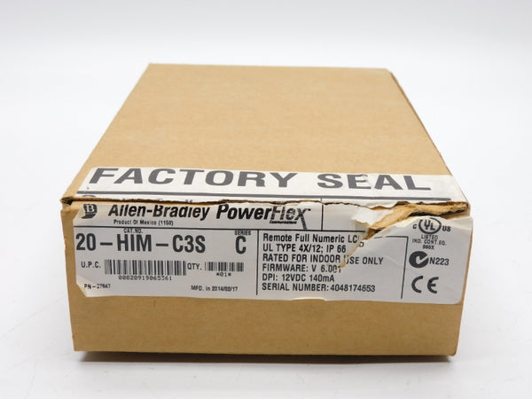 ALLEN BRADLEY 20-HIM-C3S SER. C F/W 6.001 12VDC NSMP
