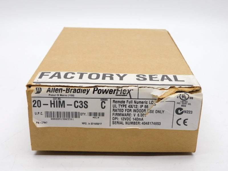ALLEN BRADLEY 20-HIM-C3S SER. C F/W 6.001 12VDC NSMP