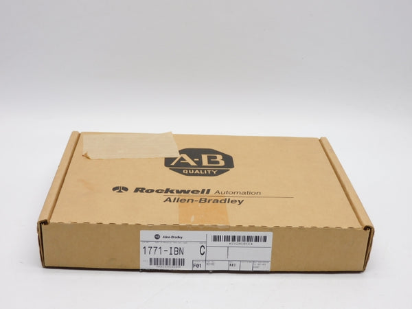ALLEN BRADLEY 1771-IBN SER. C 10-30VDC NUPI