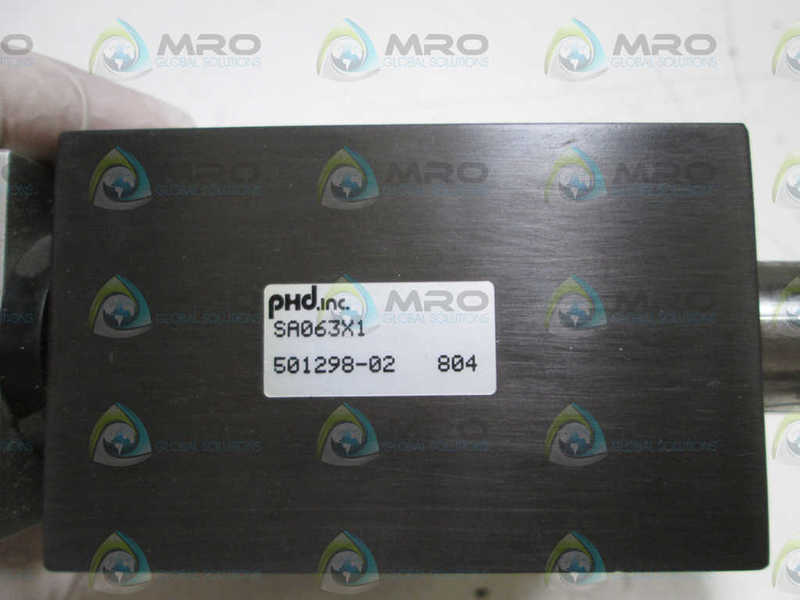 PHD STROKE PNEUMATIC CYLINDER SLIDE SA063X1 UNMP
