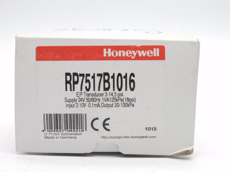 HONEYWELL RP7517B1016 24V 18PSI NSMP