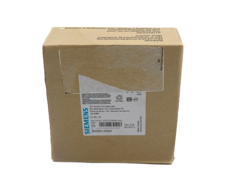 SIEMENS 3RX9501-0BA00 30VDC 3A NSFS