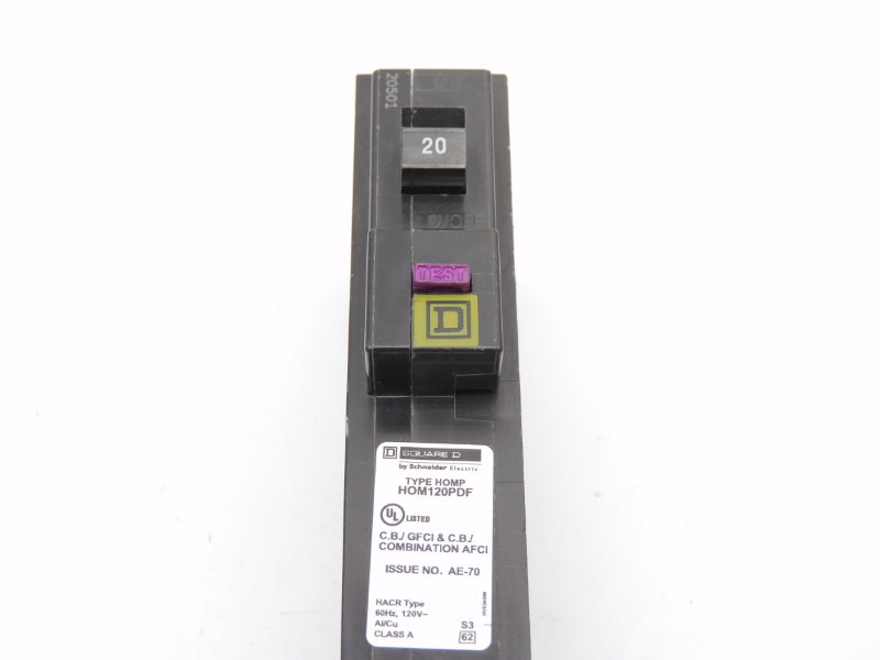 SQUARE D HOM120PDF 120V 20A NSNP
