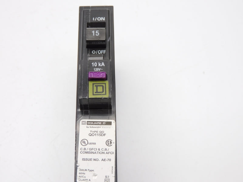 SQUARE D QO115DF 120V 15A NSNP