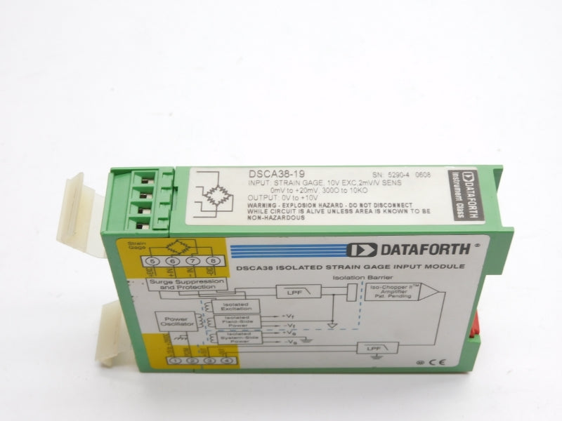 DATAFORTH DSCA38-19 10V UNMP