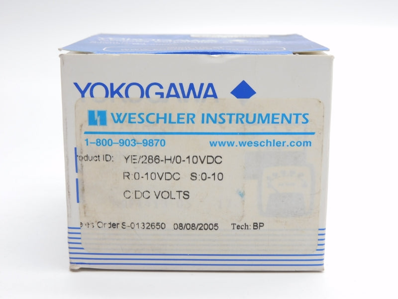 WESCHLER INSTRUMENTS YE/286-H/0-10VDC 0-10VDC NSMP