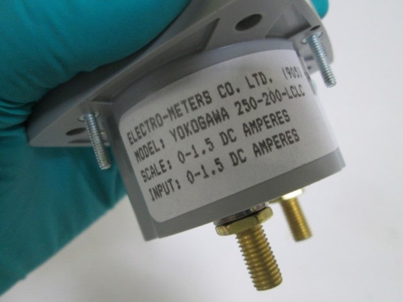 YOKOGAWA 0-1.5A/DC METER 250-200-LCLC NSMP