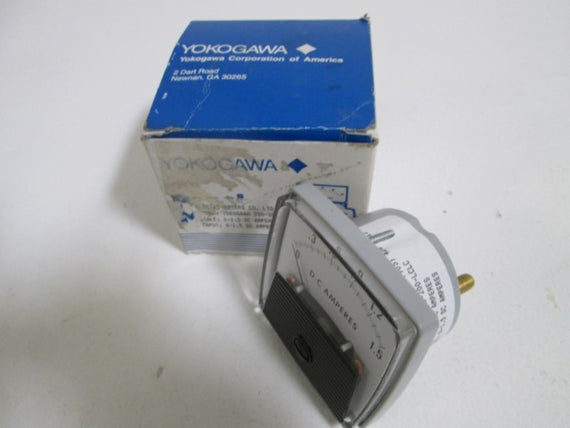 YOKOGAWA 0-1.5A/DC METER 250-200-LCLC NSMP