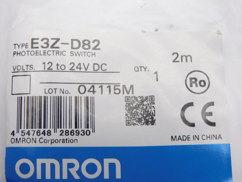 OMRON E3Z-D82 12-24VDC 2M NSMP
