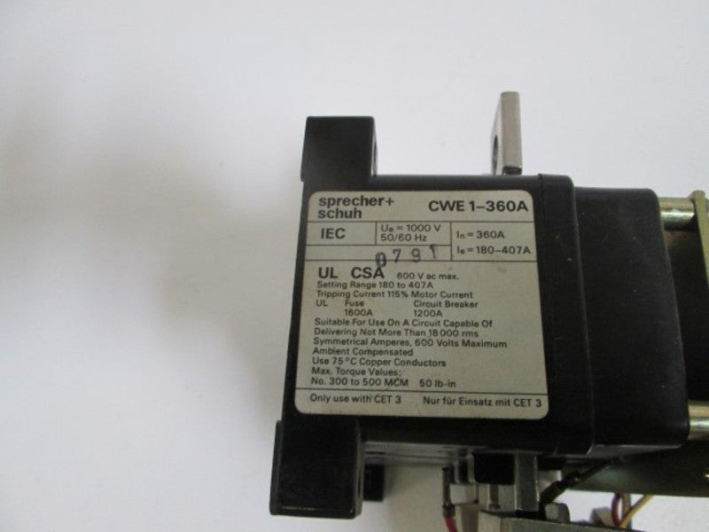 SPRECHER+SCHUH CWE 1-360A UNMP