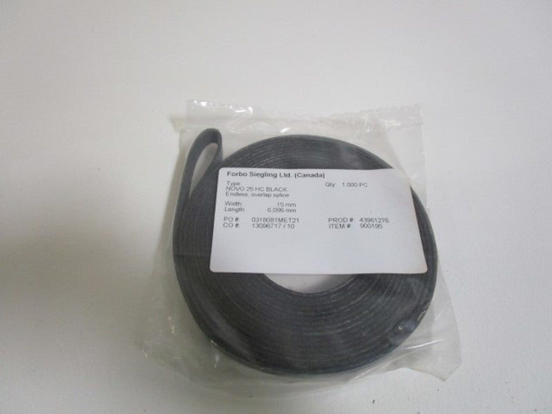 FORBO SIEGLING ENDLESS, OVERLAP SPLICE ITEM#: 900195 NSNP IN BAG